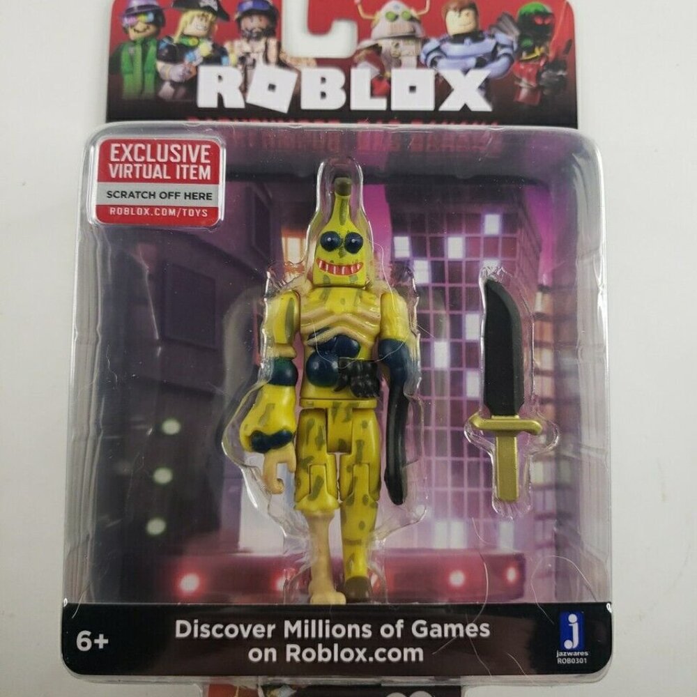 Jazwares ROBLOX Darkenmoor Bad Banana Figure New in Box with Code